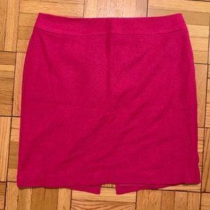 NWOT Banana Republic fuchsia hot pink wool skirt